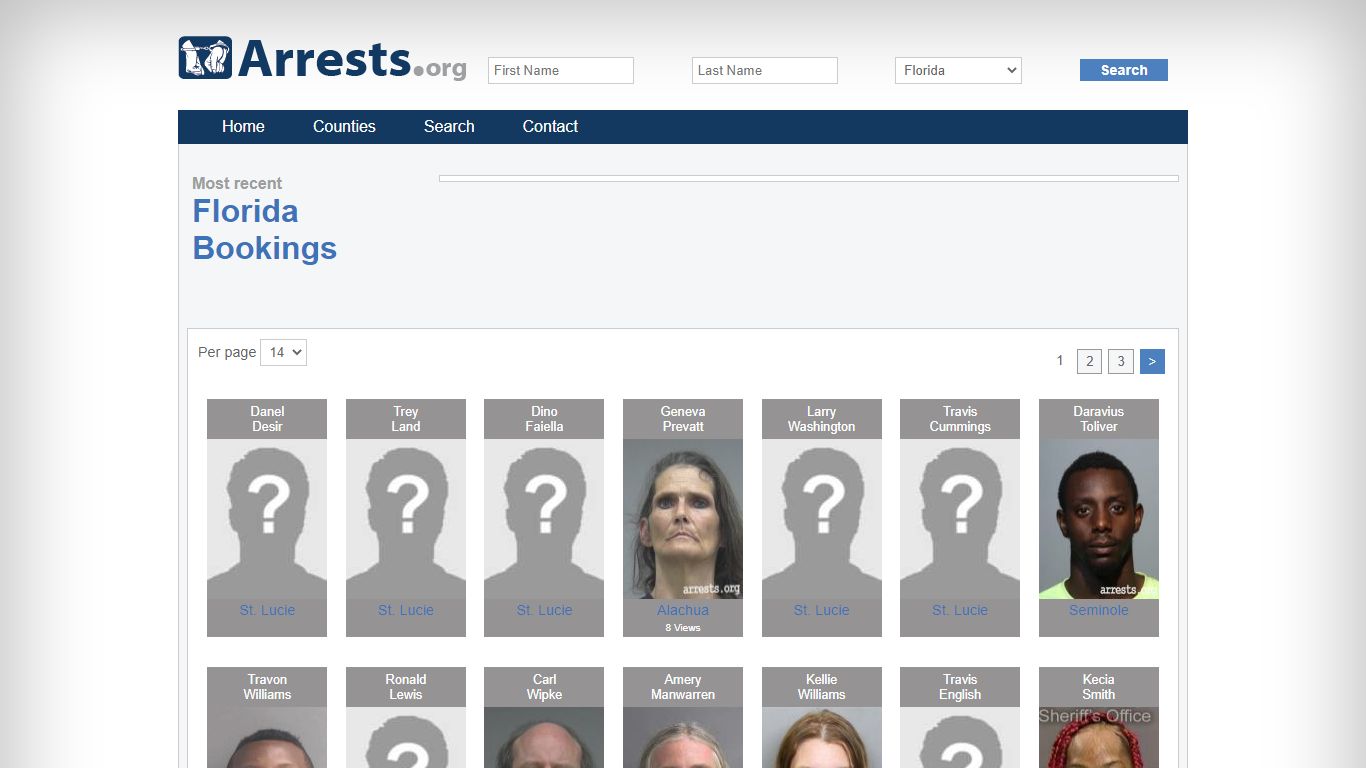 Florida Arrests and Inmate Search